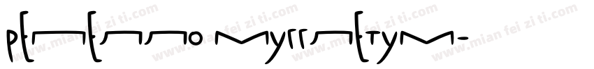 Repello Muggletum字体转换